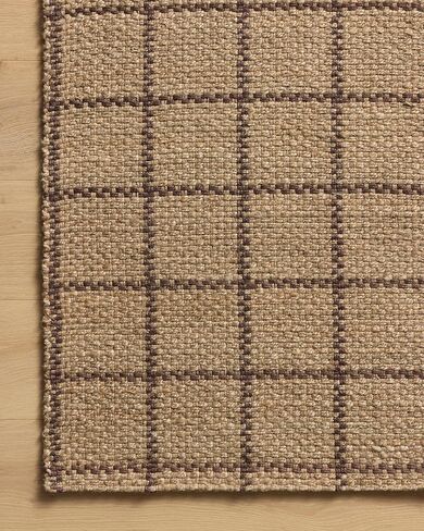 مجموعة Loloi Chris Loves Julia Fletcher FLE-01 طبيعي/بني 3'-6" x 5'-6"، .37 بوصة ارتفاع الوبر، سجادة مميزة in Saudi Arabia
