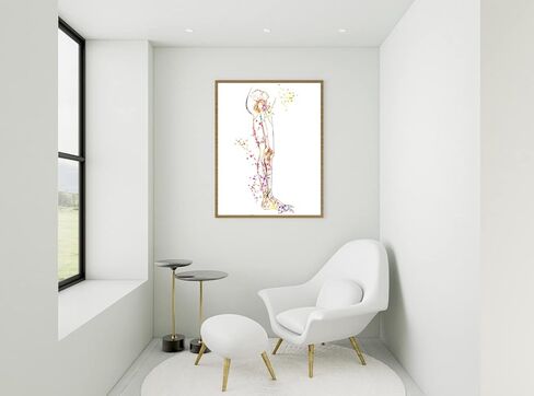 Leg Art Print Skeleton Leg Art Print, Medical Art work, Office decor, Doctor, Nurse, Hospital Pediatrics Chiropractor Wall Art Art Prints, Medical Gifts - UnFramed 8x10 inch in Saudi Arabia