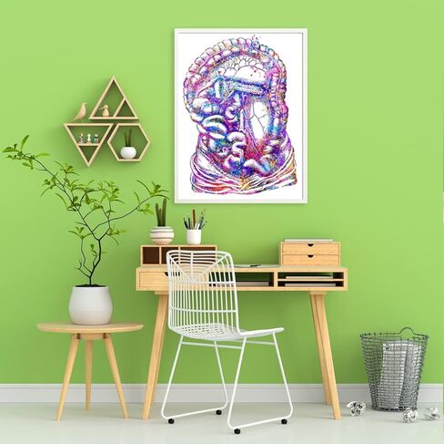 Body Art Prints Skeleton Art, Intestine Art Print, Medical Art work Office decor, Doctor, Nurse, Digital Prints, Art Prints, Medical Gifts - UnFramed 8x10 inch in Saudi Arabia