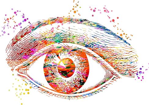 Abstract Medical Art work Medical Art Prints Gift, Eye Anatomy Art Print, Eye Art Print, Office decor, Doctor, Nurse - UnFramed 8x10 inch in Saudi Arabia