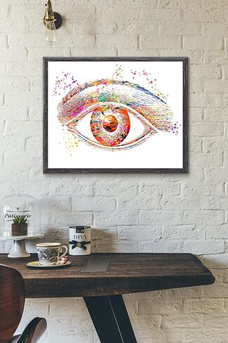 Abstract Medical Art work Medical Art Prints Gift, Eye Anatomy Art Print, Eye Art Print, Office decor, Doctor, Nurse - UnFramed 8x10 inch in Saudi Arabia