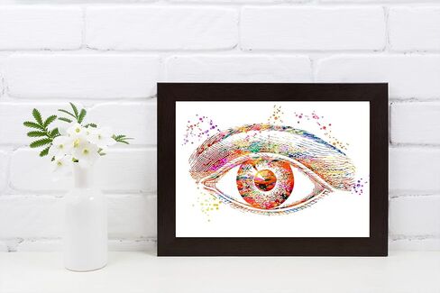Abstract Medical Art work Medical Art Prints Gift, Eye Anatomy Art Print, Eye Art Print, Office decor, Doctor, Nurse - UnFramed 8x10 inch in Saudi Arabia