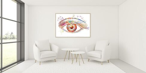 Abstract Medical Art work Medical Art Prints Gift, Eye Anatomy Art Print, Eye Art Print, Office decor, Doctor, Nurse - UnFramed 8x10 inch in Saudi Arabia