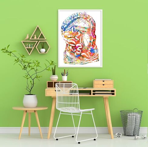 Intestine Art Print, Medical Art work Body Art Prints Skeleton Art, Office decor, Doctor, Nurse, Hospital Pediatrics Chiropractor Wall Art Art Prints, Medical Gifts - UnFramed 8x10 inch in Saudi Arabia