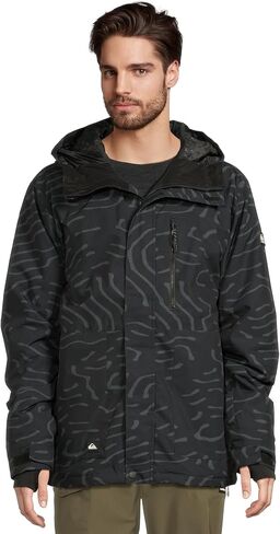 Quiksilver mens Mission Printed Snow Jacket in Saudi Arabia