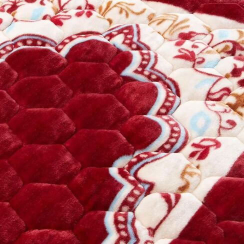 سجادة صلاة JE JOUE سجادة صلاة إسلامية ناعمة كبيرة سجادة صلاة إسلامية، سجادة صلاة إسلامية مبطنة سميكة للرجال والنساء، جانماز، سجادة (أحمر) in Kuwait