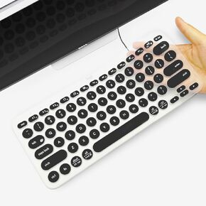 Keyboard Cover Silicone for K380 Logitech, Keyboard Cover for Logitech K380 Ergonomic Wireless Keyboards, Waterproof Dustproof Keyboard Skin Ultra-Thin Easy to Clean (Transparent) in Kuwait