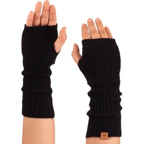 NOVICA Handmade Alpaca Wool Blend Fingerless Gloves Arm Warmers for Women in Saudi Arabia
