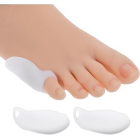 COMNICO Tailor's Bunion Shield Spacers, 8PCS Bunion Cushion Protector Tailor's Bunion Corrector Pads Soft Gel Bunionette Pads with Spacer Pinky Toe Protector Fast Foot Pain Relief for Men & Women in Saudi Arabia