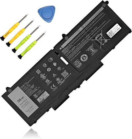58WH FK0VR استبدال بطارية الكمبيوتر المحمول لـ Dell Latitude 5330 2-in-1 7330 2-in-1 Latitude 7430 2-in-1 P133G002 P134G002 P139G002 Series 07KRV H4PVC 8P81K 3625MAH 15.2V in Saudi Arabia