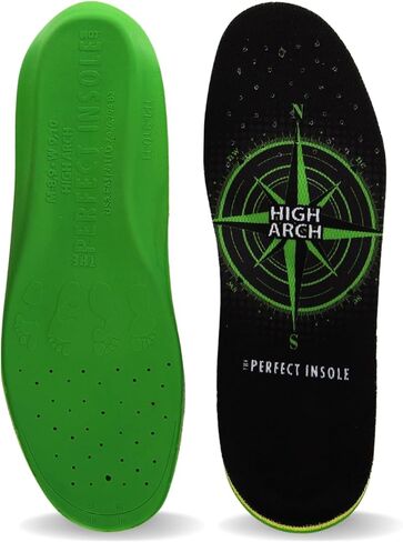 Medium Arch Support Insoles | Men: 12,13,14 | Boost Performance, Prevent Injuries & Provide Relief for Plantar Fasciitis, Podiatrist-Approved, Orthotic Support for All-Day Wear in Saudi Arabia
