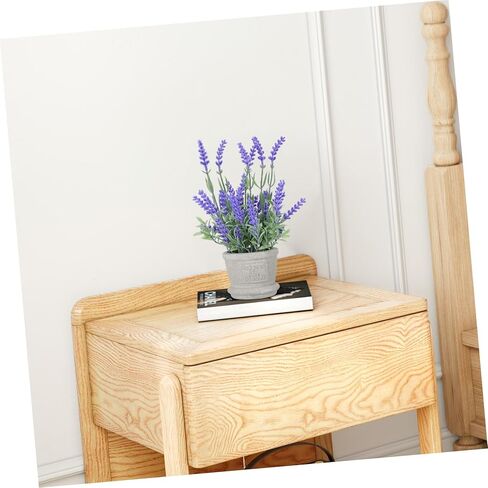 Artificial Lavender Arrangements in Pots Purple Faux Flowers for Indoor Outdoor Decor for Home Office Weddings and Garden Centerpieces Potted Plants in Saudi Arabia