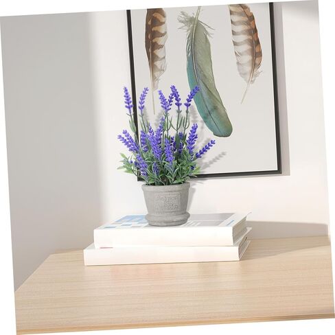 Artificial Lavender Arrangements in Pots Purple Faux Flowers for Indoor Outdoor Decor for Home Office Weddings and Garden Centerpieces Potted Plants in Saudi Arabia