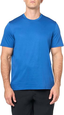 Perry Ellis Men's Cool Interlock Crew Neck Short Sleeve Tee with Lightweight, Moisture-Wicking Fabric in Saudi Arabia