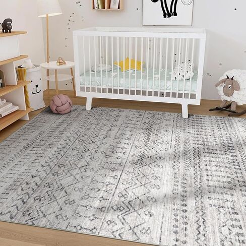 Abstract Area Rug 3x5 Entryway Green Washable Rugs Non-Slip Soft Small Area Rug Door Mat Stain Resistant Foldable Low Pile Floor Carpet for Entrance Kitchen Hallway Home Office Kids Room in Saudi Arabia