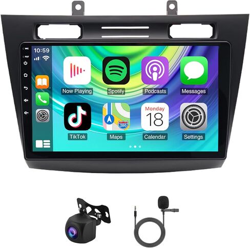 Android 14 Double Din Car Radio متوافق مع Ford Transit Connect 2010-2014 ، 2G+32G 10 "Stereo Screen Car Stereo مع Carplay Android Auto GPS WiFi Camera in Kuwait
