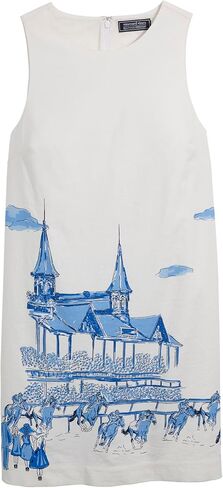 Vineyard Vines Womens Kentucky Derby Linen Shift Dress in Saudi Arabia