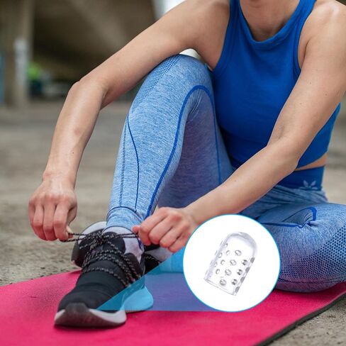 قبعات أصابع القدم من السيليكون، واقيات أصابع القدم المضادة للاحتكاك، أغطية شفافة لأصابع القدم للبثور وتخفيف الآلام، عبوة من 10 قطع in Saudi Arabia
