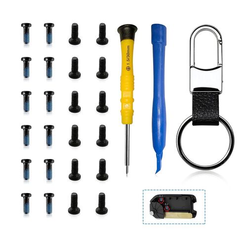 10Pcs M2 Key Fob Screw with Repair Kit,Replacement Part 35116-SDA-A11 Compatible with Honda Key Remotes Since 2003 Black in Kuwait