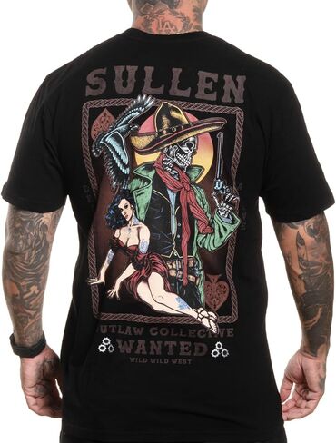 تي شيرت Sullen الرجالي Desperado Banditos De Arte Capsule Tattoo Lifestyle Graphic Premium بأكمام قصيرة in Saudi Arabia