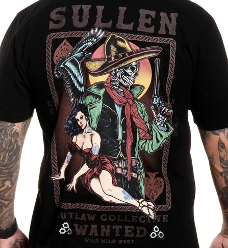 تي شيرت Sullen الرجالي Desperado Banditos De Arte Capsule Tattoo Lifestyle Graphic Premium بأكمام قصيرة in Saudi Arabia