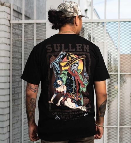 تي شيرت Sullen الرجالي Desperado Banditos De Arte Capsule Tattoo Lifestyle Graphic Premium بأكمام قصيرة in Saudi Arabia