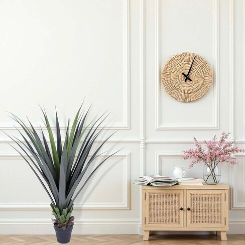 Yinleus 44inch Artificial Agave Plant Potted Plants Fake Agave Plant for Home Office Garden Indoor Outdoor Decoration (1PACK) in Saudi Arabia