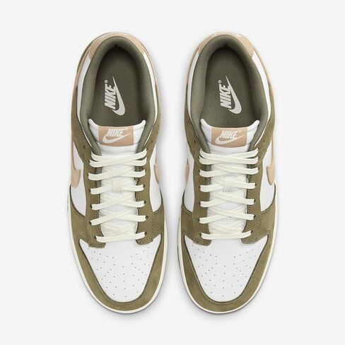 Nike Dunk Low Retro Premium Men's Shoes (FQ8250-200, Medium Olive/Summit White/Sail/Hemp) Size 8 in Saudi Arabia