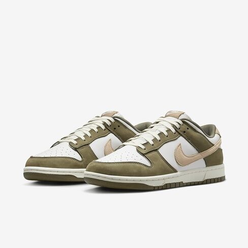 Nike Dunk Low Retro Premium Men's Shoes (FQ8250-200, Medium Olive/Summit White/Sail/Hemp) Size 8 in Saudi Arabia