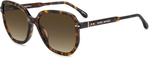 Isabel Marant Women's Oversized Acetate Square Sunglasses, Golden Brown, One Size in Saudi Arabia
