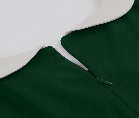 Wellwits Women's Bow Neck Color Block Work Cocktail Vintage Dress in Saudi Arabia