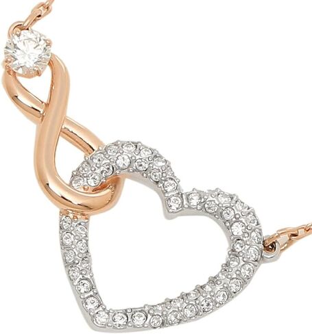 Swarovski Women's Necklace Accessories 5518865 Rose Gold Silver in Saudi Arabia