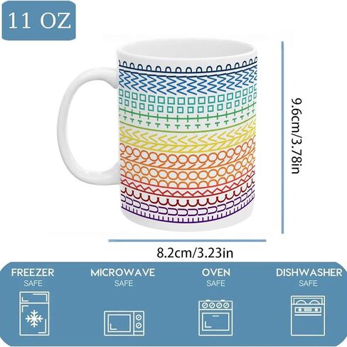 Funny Hidden Message Mug for Coworkers Work Friends Office Humor Gift Ceramic Coftee Cup White Elephant Giftldea (FDT, 11 ounces) in Saudi Arabia
