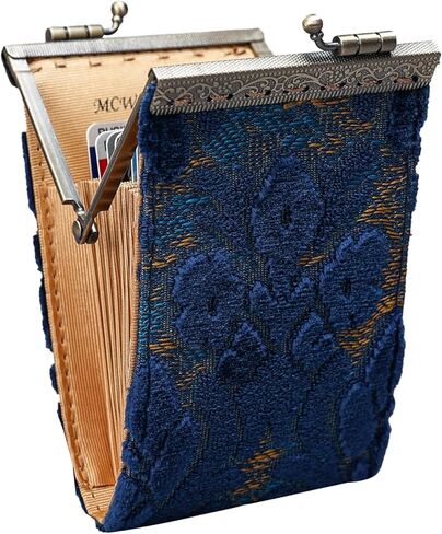 Angelina's Palace Carpet Wallet Vintage Kiss Lock ID Pouch,Clasp Card Holder in Kuwait