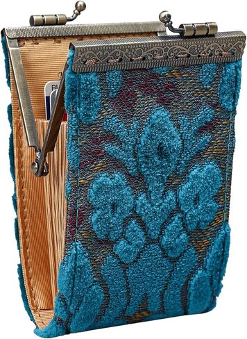 Angelina's Palace Carpet Wallet Vintage Kiss Lock ID Pouch,Clasp Card Holder in Kuwait