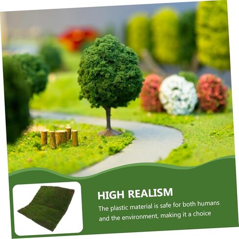 Artificial Moss Mat Realistic Fake Grass Rug for Indoor Outdoor Decor Decorative Plants for Crafts Terrariums Fairy Gardens Faux Lawn Turf Mat in Saudi Arabia