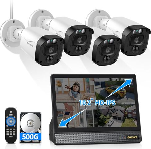 (Full HD 5MP Definition) 122° Ultra Wide-Angle Wired Security Camera System Outdoor Home Video Surveillance Cameras Outside CCTV Camera Security System Surveillance Video Indoor in Saudi Arabia