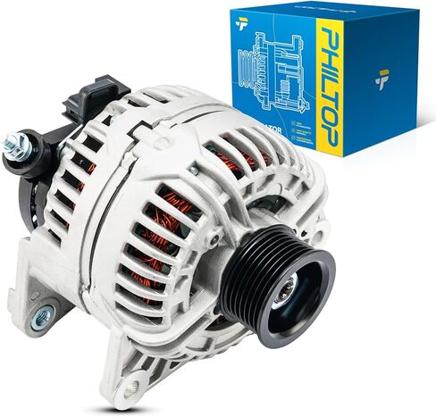 Philtop ANTERNATOR متوافق مع ACURA TL 1999 2000 2001 2002 ، CL 2001 2002 2003 High AMP ، استبدال 13835N 12V 105AMP CW S6 6-GROOVE بكرة in Saudi Arabia
