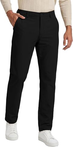 Mens Golf Pants Lightweight Quick Dry Hiking Pants 30"/32"/34" Stretch Breathable Work Pants Waterproof Casual Trousers in Kuwait