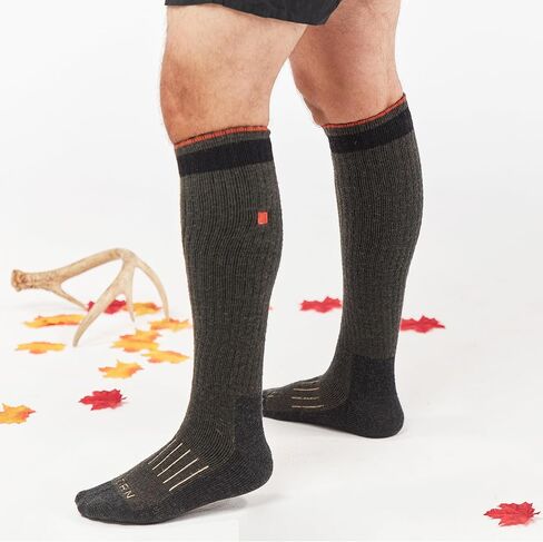 WORN Performance Merino Hunting Socks, Over-the-Calf, Full-Cushion, Sweat-Wicking, Thermal Warmth for Cold, Men & Women in Saudi Arabia