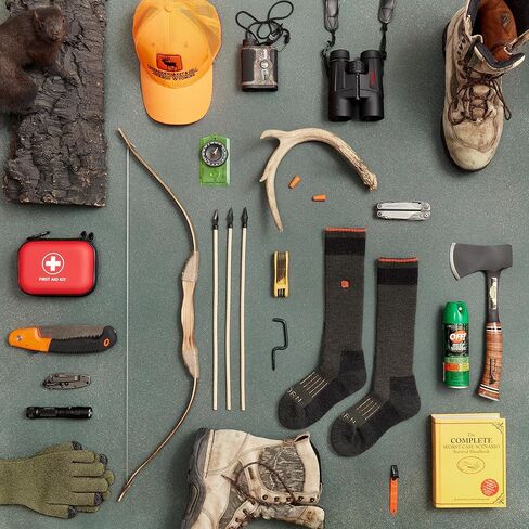 WORN Performance Merino Hunting Socks, Over-the-Calf, Full-Cushion, Sweat-Wicking, Thermal Warmth for Cold, Men & Women in Saudi Arabia
