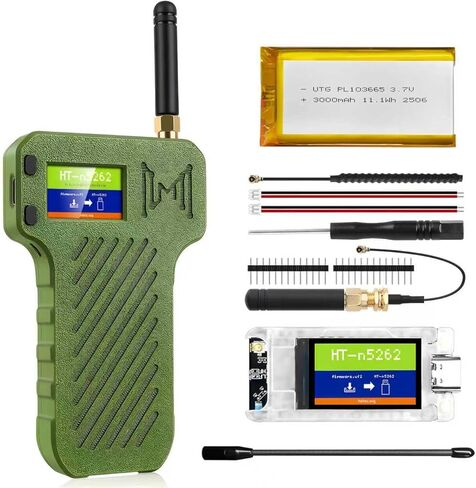 Heltec Meshtastic T114 V2 Crabiner Clipn Nylon Cord Set 800mAh Battery LoRa Bluetooth 5.0 Dev Board with Display GNSS Low Power nRF52840 LoRaWAN in Saudi Arabia