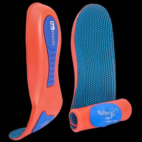 Sport Insoles for Shoes Sole Shock Absorption Deodorant Breathable Cushion Running Insoles for Feet Man Women Orthopedic Insoles,Size43-44 in Saudi Arabia