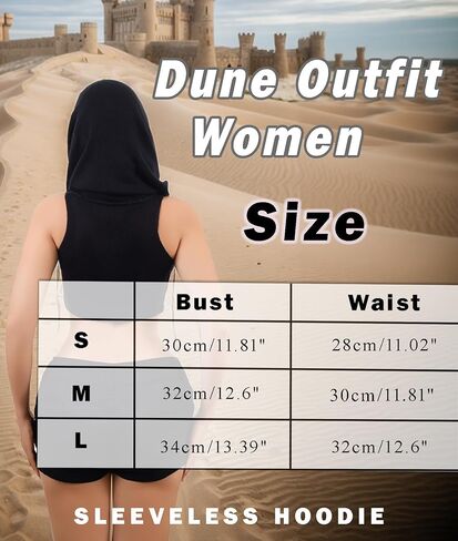 Aucute Women Hooded Knitted Sweater Vest, Sexy Rave Sleeveless Streetwear Corp Top Music Festival Outfit in Saudi Arabia