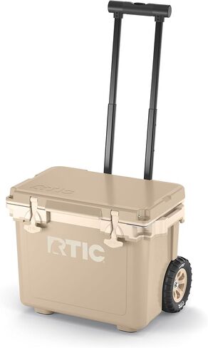 RCT2 22 QT برودة بعجلات ذات عجلات RCT مع مقبض ، صندوق صدر جليدي محمولة معزولًا للشاطئ ، المشروبات ، المشروبات ، التخييم ، النزهة ، الصيد ، القارب ، الشواء in Saudi Arabia