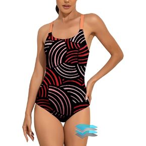 Beautikini Period Swimwear One Piece Leakproof Menstrual Swimsuit Women's Athletic Training Sport Bathing Suit for Teen Girls