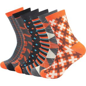 Dress Socks Combed Cotton Anti Odor Quick Dry Moisture Wikcing Size 8-13 Crew Socks