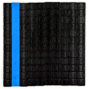 Harzole AW-0722 1 Box of Black Wheel Weights | 1/4 Oz (0.25) | Stick-on Adhesive Tape | 90 Oz 360 Pcs (AW-7022)
