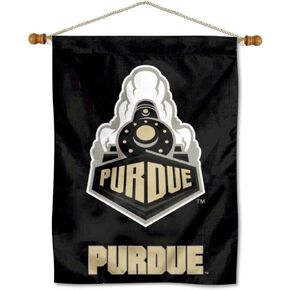 Purdue Boilermakers Banner with Hanging Pole