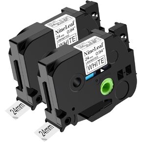 NineLeaf 2 Pack Compatible for Brother P-Touch TZe-541 TZe541 TZ-541 TZ541 TZ Tape 3/4 Inch 18mm 0.7 Laminated Black on Blue Label Maker Tape Refills for PT-D400 PT-D410 PT-D600 PT-D610BT PT-D460BT